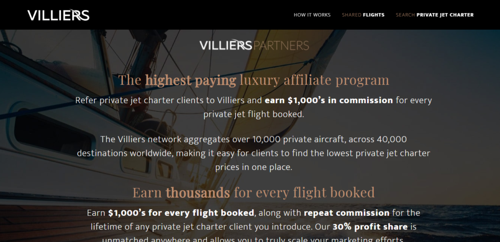villiers affiliate program
