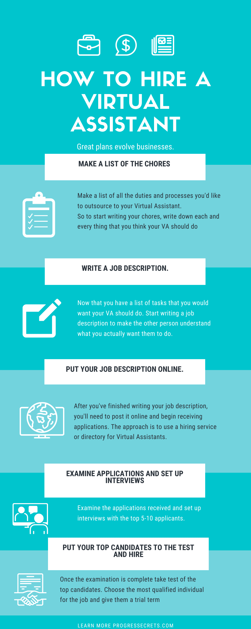 How To Hire A Virtual Assistant To Do Mundane Tasks - PROGRESS SECRETS