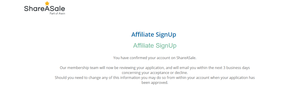 shareasale review complete