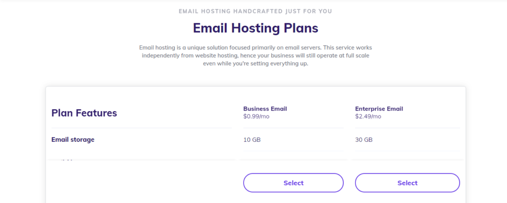 email hosting hostinger